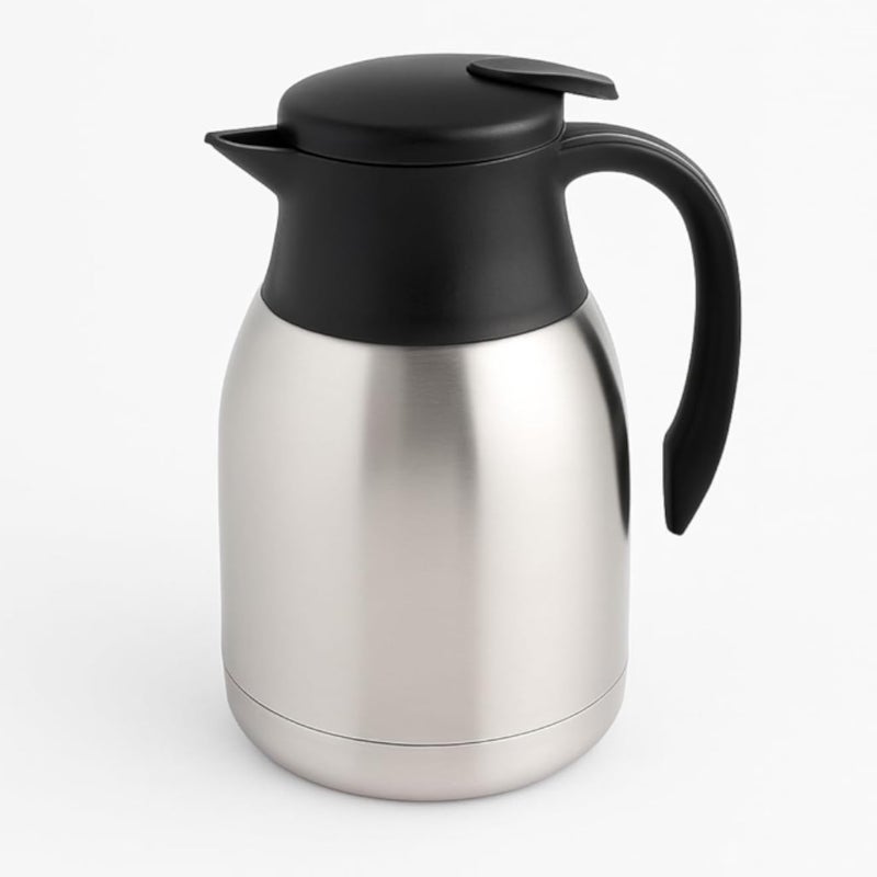 Generic, Thermal Carafe, Stainless Steel, Black, Double Wall Insulated Coffee Pot, 2.5L, 30860